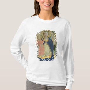 Camiseta Madonna y el niño enthroned con los santos,