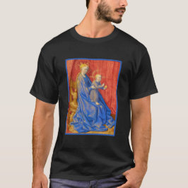 Camiseta Madonna y el niño Enthroned Jean Fouquet T-Shirt