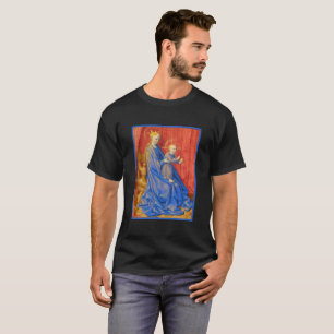 Camiseta Madonna y el niño Enthroned Jean Fouquet T-Shirt