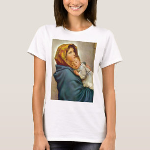 Camiseta Madonna y el niño Roberto Ferruzzi Madonnina Mary