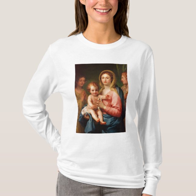 Camiseta Madonna y niño con dos ángeles, 1770-73 (Anverso)