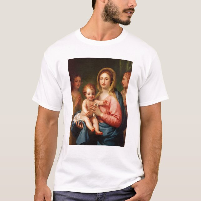 Camiseta Madonna y niño con dos ángeles, 1770-73 (Anverso)