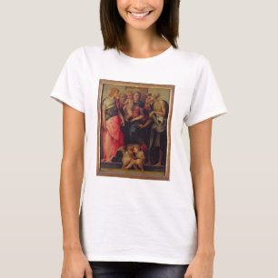 Camiseta Madonna y niño con los santos, c.1518 (aceite en