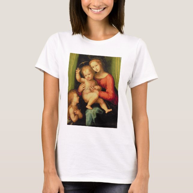 Camiseta Madonna y niño con San Juan (Anverso)