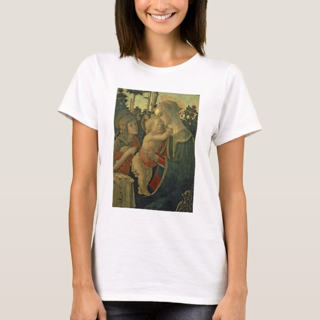 Camiseta Madonna y niño con San Juan Bautista (aceite o (Anverso)