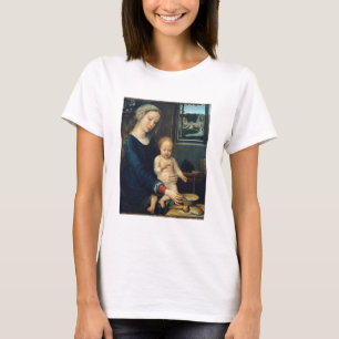 Camiseta Madonna y niño con sopa de leche - Gerard David -