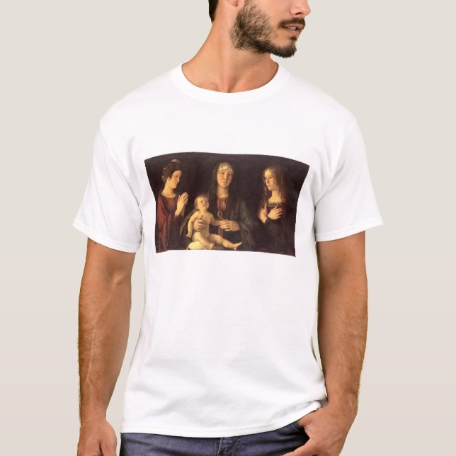 Camiseta Madonna y niño con St Mary Magdalena y St. (Anverso)