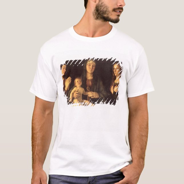 Camiseta Madonna y niño con St Mary Magdalena y St. (Anverso)