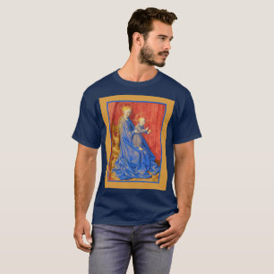 Camiseta Madonna y Niño entronizados Jean Fouquet Holiday