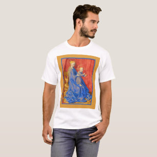 Camiseta Madonna y Niño entronizados Jean Fouquet Holiday