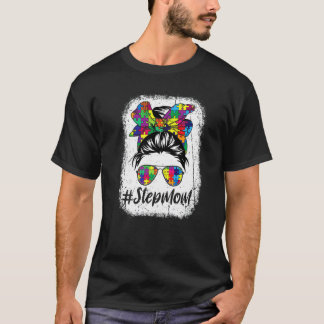 Camiseta Madrastra de Moño Desordenado Divertido Rompecabez