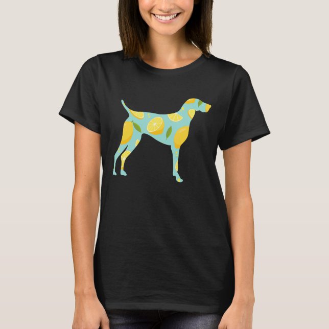 Camiseta Madre_3 del perro de caza GSP de Shorthair alemán (Anverso)
