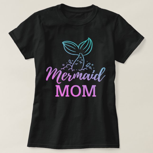 Camiseta Madre Abuela Sirena Mamá MadresRelajada Encajada 1 (Diseño del anverso)
