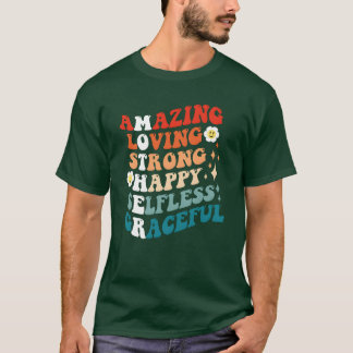 Camiseta MADRE Acrónimo significa citas de madres dulces