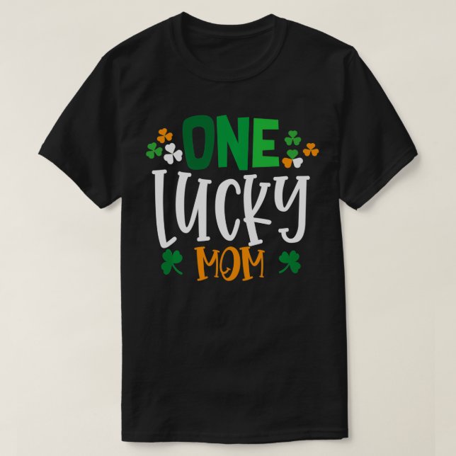 Camiseta Madre afortunada Familia irlandesa haciendo juego  (Diseño del anverso)