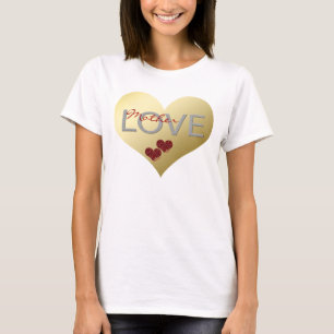 Camiseta Madre Amor gemelos bebé San Valentín Maternidad