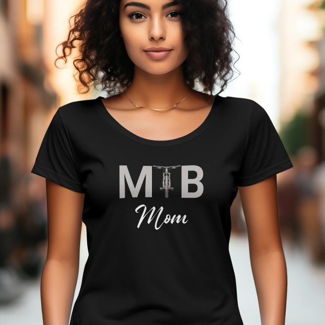 Camiseta Madre audaz del MTB para mamá Madre Montaña Biker (Subido por el creador)