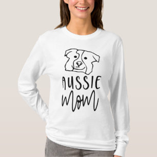Camiseta Madre Australiana De Un Pastor Australiano Ausí