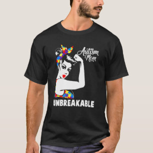 Camiseta Madre Autismo Cinta de Pieza de Rompecabezas Irrom