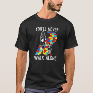 Camiseta Madre Autista Nunca Caminarás Sola Apoyo Autismo