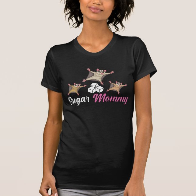 Camiseta Madre azucarera calienta azucarera azulada madre d (Anverso)