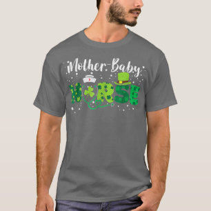 Camiseta Madre bebé enfermera Día de San Patricio 2023 Chic