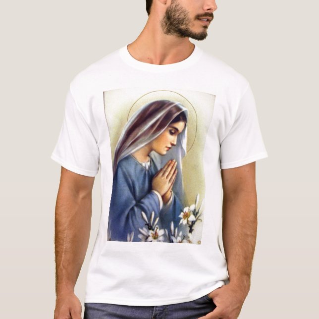 Camiseta Madre bendecida - vintage (Anverso)