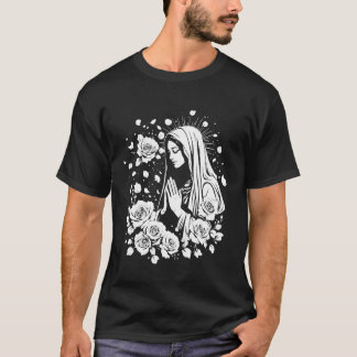 Camiseta Madre Bendita María Madre de Jesús Rosas Nuestra S