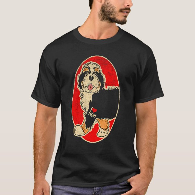 Camiseta Madre Bernedoodle (Anverso)