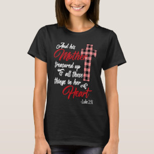 Camiseta Madre Biblia Cita a madre religiosa cristiana Cruz