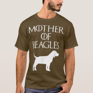 Camiseta Madre blanca pura y única de los Beagles E010566