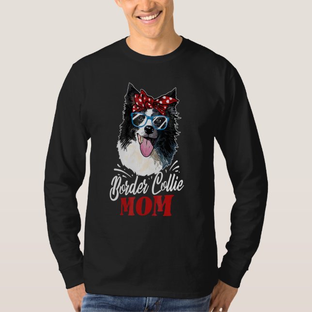 Camiseta Madre Border Collie Perro Border Collie Lindo (Anverso)