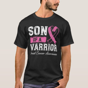 Camiseta Madre Cáncer De Mama Lucha Concienciación Hijo D