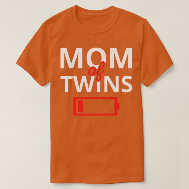 Camiseta Madre Cansada De Gemelos II (Diseño del anverso)