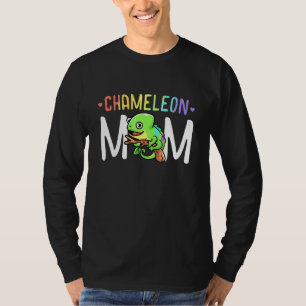Camiseta Madre Chameleon Mascota Reptile Lizard Madre