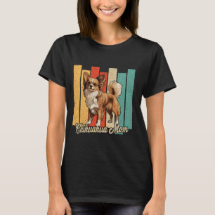 Camiseta Madre chihuahua, de larga data, vitaliza a perro y