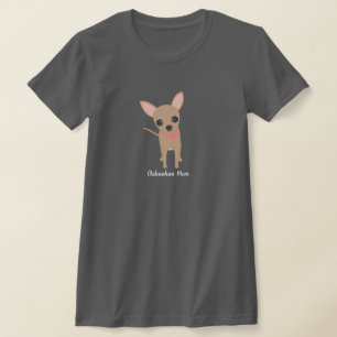 Camiseta Madre chihuahua madre de perro personalizada