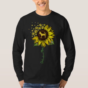 Camiseta Madre chihuahua mamá girasol chiwawa madre de perr