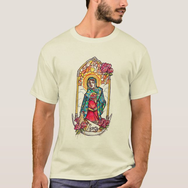Camiseta Madre compasiva del Virgen María (Anverso)
