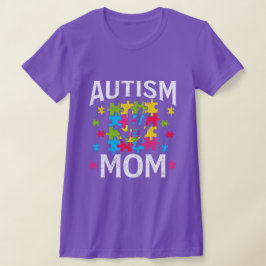Camiseta Madre con Autismo - Regalo de Conciencia del Autis