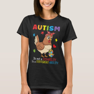 Camiseta Madre Conciencia del Autismo Pollo Habilidad Difer