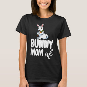 Camiseta Madre conejita Mujeres Crazy Bunny Lady