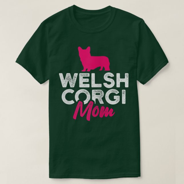Camiseta Madre Corgi Welsh 1857 (Diseño del anverso)