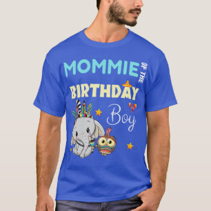 Camiseta Madre Cuta De Elefante Del Niño De Cumpleaños