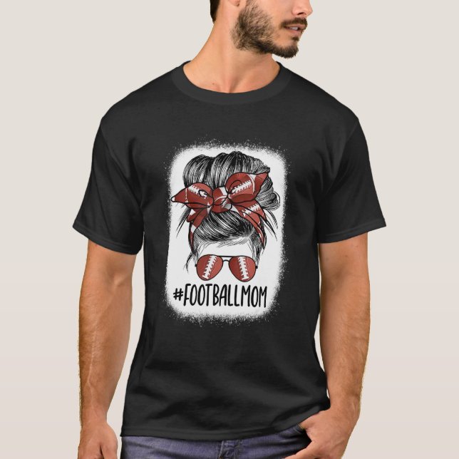 Camiseta Madre de amante del fútbol malhumorada jugadora de (Anverso)