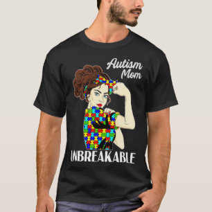 Camiseta Madre de Autismo Rompecabezas Irrompible Concienci