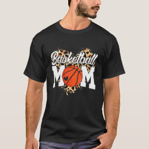 Camiseta Madre de básquetbol, Novedad de , leopardo de cora