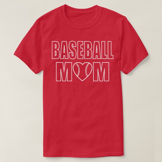 Camiseta Madre de beisbol 3 (Diseño del anverso)
