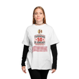 Camiseta Madre de béisbol 50.º cumpleaños