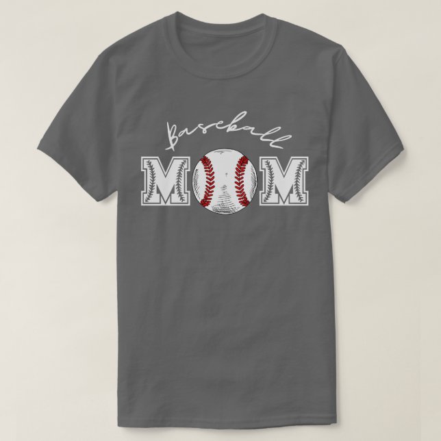 Camiseta Madre de beisbol 9 (Diseño del anverso)